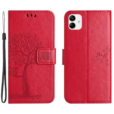 For Motorola Moto G54 5G Cover Ugletræ Imprimeret PU Læder Wallet Telefon Case (FMY)
