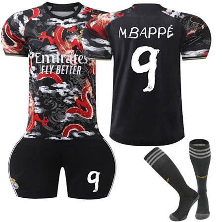 Real Madrid special edition børnefodboldtrøje nr 9 Mbappe