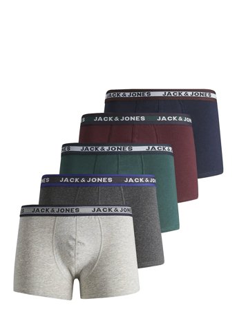 Jacoliver Trunks 5 Pack Noos Jnr Grey Jack & J S