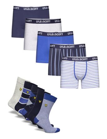 Floyd Underwear Socks Regular Socks Marineblå Lyle & Scott*Betinget Tilbud