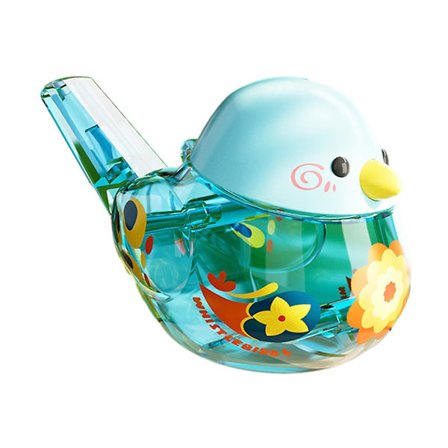 Vattenvissla Leksak Rekvist Cartoon Musikinstrument Leksak För Barn Pojkar Gul