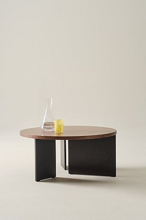 Jotex - Soffbord ø 80 Cm MDF Valnötsfanér CUSCO - Köp Soffbord hos Jotex