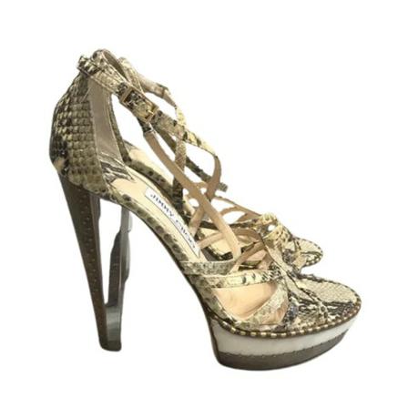 Jimmy Choo Pre-owned Pre-ownedCanvassandaler inbo, Dame, Størrelse: 39 EU