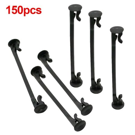 150 stk Vines Fasteners Vegetabilsk Strapping Clips Haveplanter
