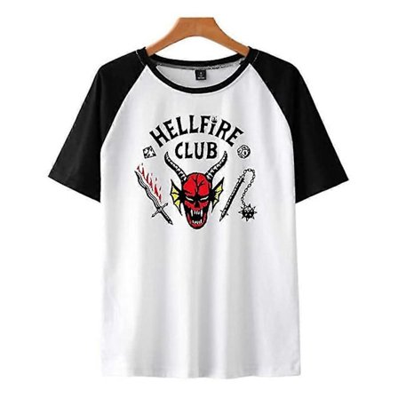 Herre Casual T-shirt Kortærmet Rund Hals Stranger Things Tema Til Sommer