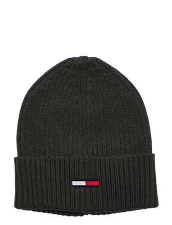 Tjm Flag Beanie Accessories Headwear Beanies Khaki Green Tommy Hilfiger
