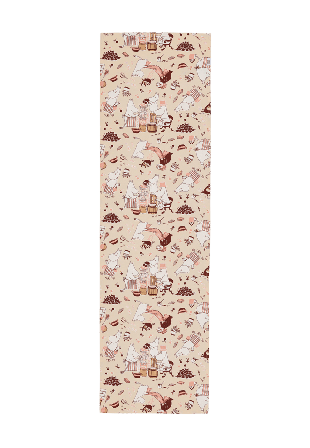 Arabia Mumin bordslöpare Hemmaglädje Bordstextil Flerfärgad 40X140 CM