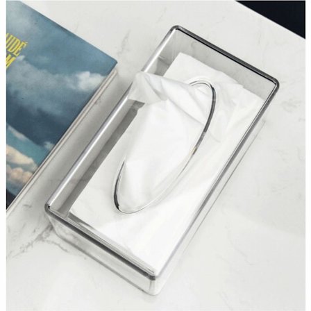 Läpinäkyvä nenäliinapaketti, kosmetiikanenäliinapaketti, akryylinen nenäliinapaketti