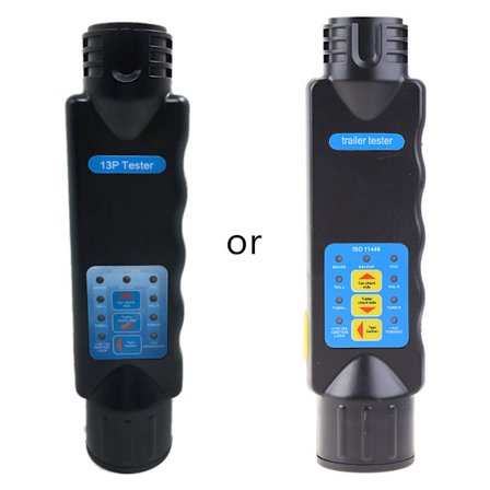 12V 13-polet bil lastbil anhænger lys ledninger Kredsløb Stikkontakt Signallinje Modstand Tester Checker Inspektionsdetektor