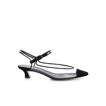 Emporio Armani Kitten Pumps Sort, Dame, Størrelse: 38 EU