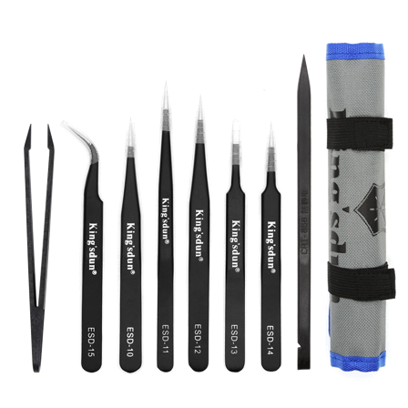 Deltaco IMP VK-61 - pinsettsett - 8 deler