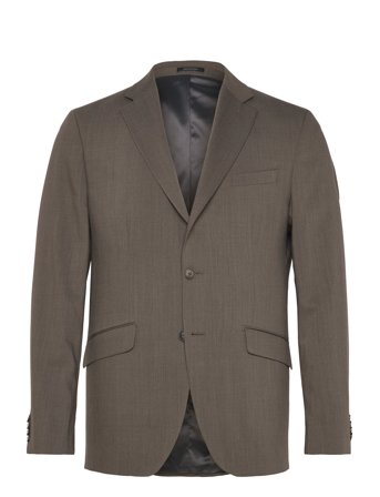 Lindbergh Black Technical Stretch Blazer - Combi Su - Brown - 54