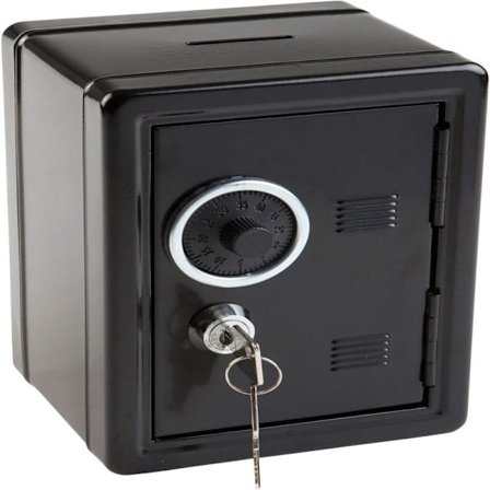 Taloudellinen kassakaappi, 120 x 105 x 160 mm, musta, 1 kpl