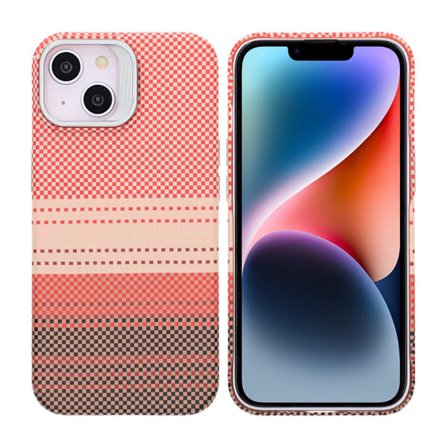 Mountain and xinghe mountain peak Case For iPhone 14/13 sunset orange