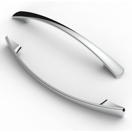 10 stk. 128mm Hulfstand Møbelhåndtag Skab Køkken Skuffehåndtag Krom