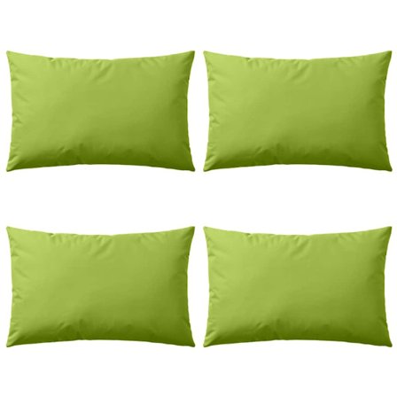 vidaXL Pyntepuder til haven 4 stk. 60x40 cm æblegrøn Grøn