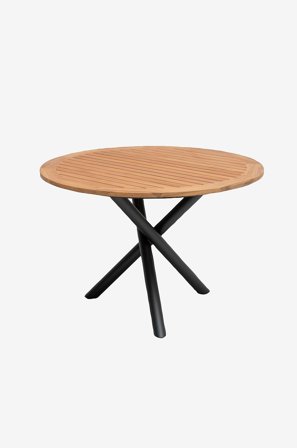 Hillerstorp - Bord Ekeryd Ø110 cm Brun - Brun - Matbord utomhus - Från Homeroom