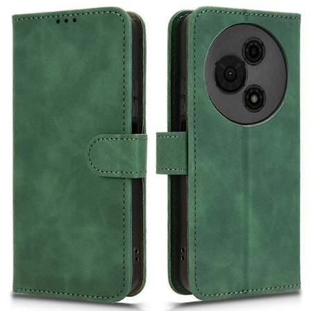 Kompatibel Kompatibel med TCL 605 4G Læder Etui Hudfølelse Anti Drop Wallet Flip Telefon Cover-WELLNGS