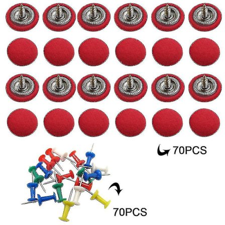 70 stk. Takbekledningsskruer Universal Takstoff Takbekledning Bil Interiør Takspenne