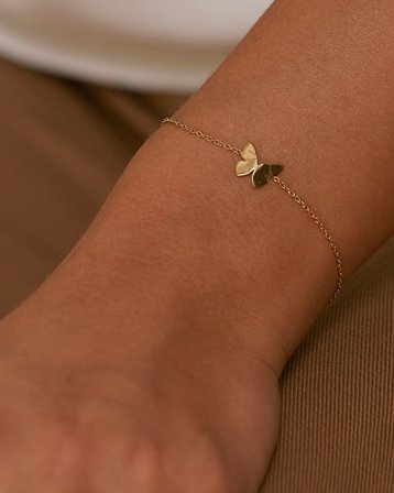 Edblad Papillon Bracelet Gold Guldig Smycken Tjej - Kids Brand Store