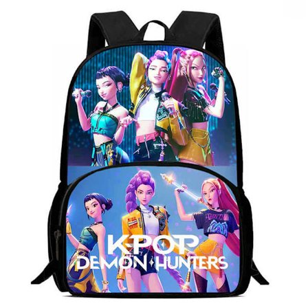 K-Pop Demon Hunter Rygsæk Skuldertaske Madkasse Penalhus Skolerygsæk-FF- TDKH0011