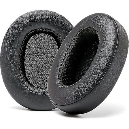 Korvatyynyt Skullcandy Crusher/evo/hesh 3 -kuulokkeille ja muille | Parannettu kestävyys ja paksuus parantavat mukavuutta ja melunvaimennusta | Musta