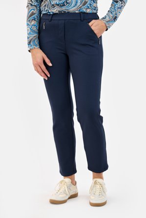 BRANDTEX - Bukser - Navy - Lynlås Lomme