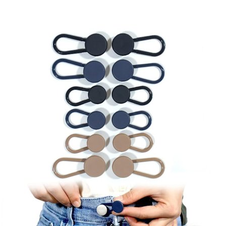 12 stk. knapforlængere til jeans, knapforlængere til jeans, knapforlængere til bukser, taljeforlængere til bukser - FX-