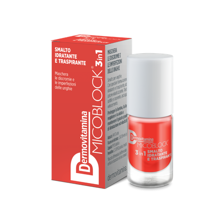 Dermovitamina Micoblock 3 In 1 Smalto Arancio Brillante 5ml