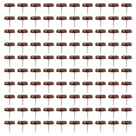 100 KPL Tuolin Pöydän Huonekalun Jalan Pohjan Muovityynyt Liukuesteet Naula Puulattian Huonekalujen Suoja