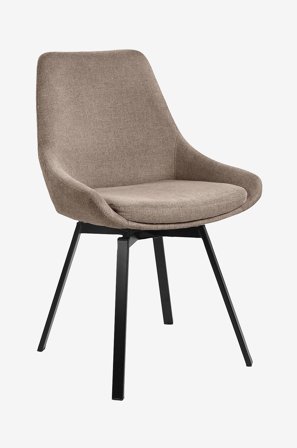 Nordic Furniture Group - Spisebordsstol med drejefunktion, 4-pak - Brun - Stole - Fra Homeroom
