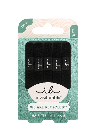 Invisibobble Hair Tie Black Håraccessoarer & tillbehör Dam Svart 5 PCS