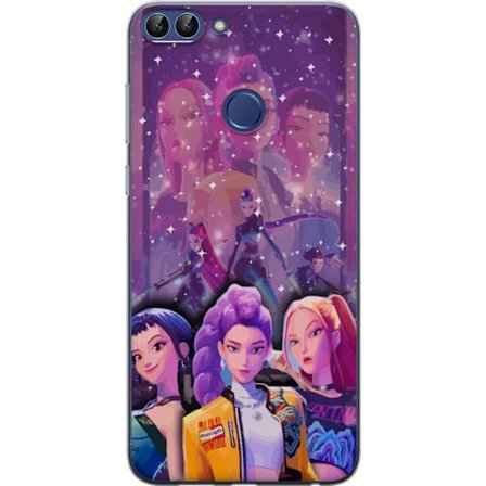 Yhteensopiva Puhelinkuori Huawei Huawei P smart Kpop Demon Metsästäjät Zoey Mira Aya Etulinjan Tähdet Yhdistynyt Taikuus