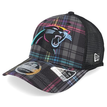 New Era - NFL Sort trucker Kasket - Carolina Panthers NFL24 Crucial Catch 9SEVENTY Tartan Trucker @ Hatstore