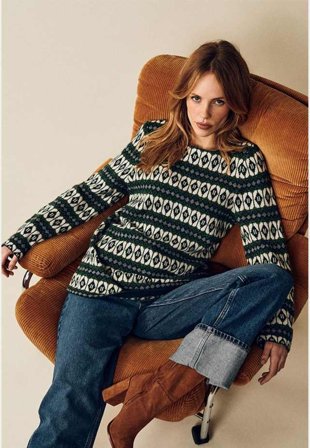 Jumperfabriken Lilja Jumper Tröjor Dam Grön XS