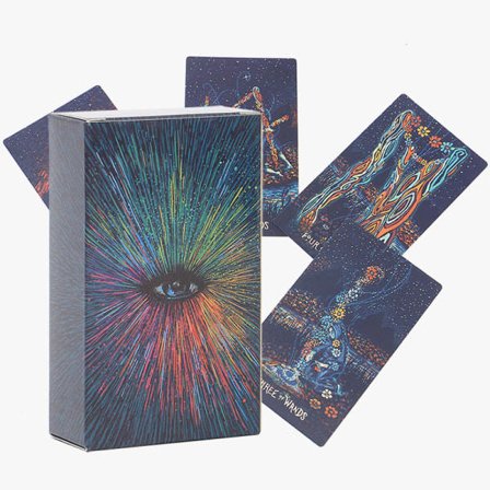 IC 12*7cm Prisma tarot Lautapeli Leikki Ennustaminen Profeetta Uusi Visio Prisma tarot yksi koko