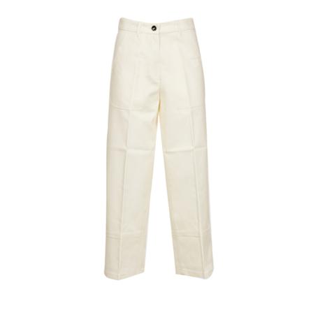 Nine In The Morning Straight Broek , Wit , Dames , Maat: W26