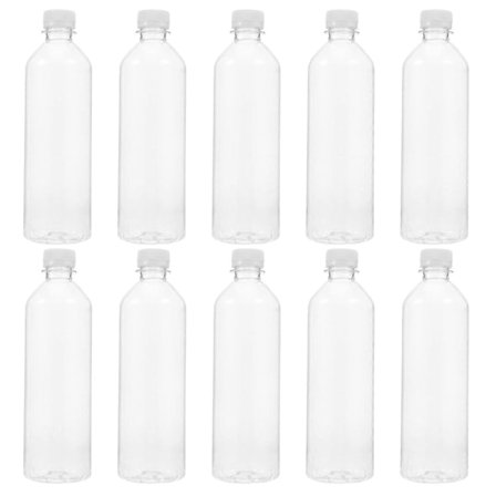 10 kpl 500 ml mehupulloja luovia juomapulloja (läpinäkyviä)