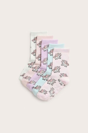 Kappahl | Sukat, 5-pack, yksisarviset Pinkki 31/33 | Pinkki