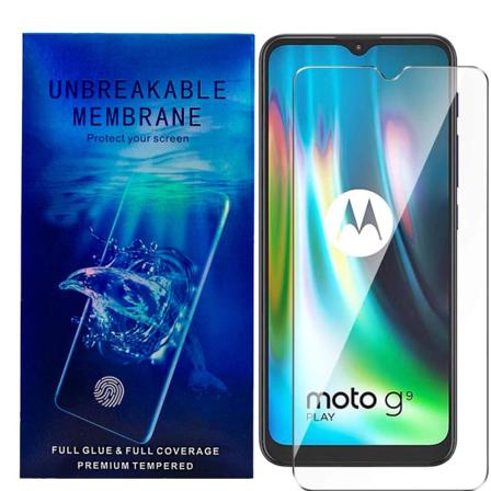Motorola Moto G9 Plus Skärmskydd Fullskärm Oförstörbar Membran Transparent