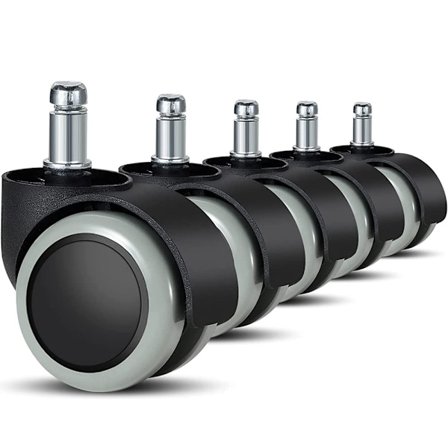 5 Pakke Kontorstol Hjul 11 Mm / 22 Mm Udskiftning Hårde Gulv Hjul Til Gaming Stole,