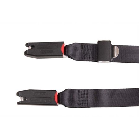 Universal Isofix-strop til autostole, Isofix One Touch-sele Ltuikhq Blød polyester Sort 1,6 m, 15000N trækstyrke