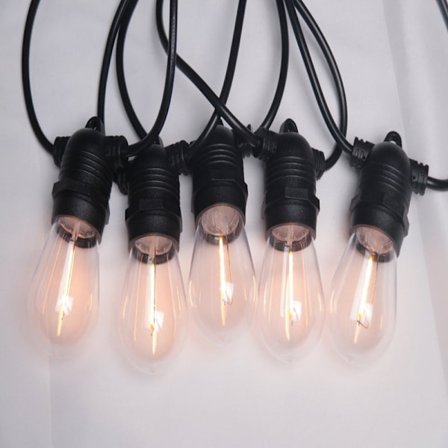 Solcellsljusslinga utomhusbruk - 20m / 40 lampor