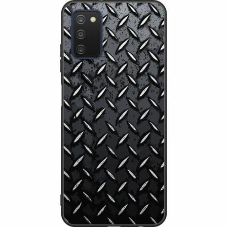 Samsung Galaxy A03s Svart Skal Metalliskt Mönster