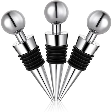 Vinflaskepropper, 3 stk Genanvendelige Flaskebeskyttere Vinpropper til Vin Champagne Prosecco Øl Spiritus Samling