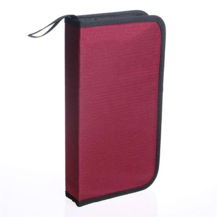 CD-väska CD DVD-förvaringsväska RÖD