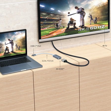 j5create JCA153G - video adapter - 10 cm