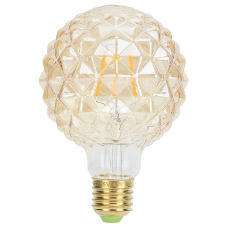 G95 Retro Pære E27 Unik Form Vintage Filament Lampe Pære 4W 220V 360lm Varmt Lys Guld