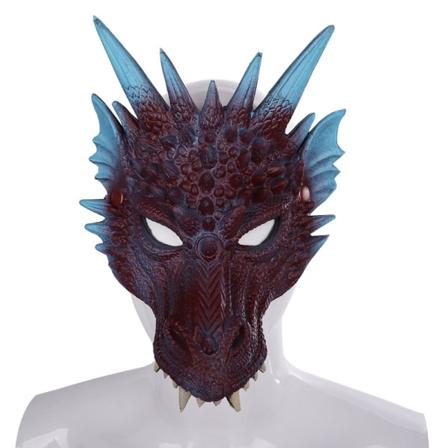 Lohikäärmeen naamio Halloween Cosplay-juhlat Eläinten päähine Maskit