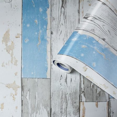 Perfect Fix Wood Ceruse Självhäftande Luftbubblor Fri PVC Dekorativ Film, 45cm x 6m